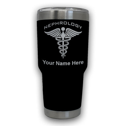 LaserGram 30oz Tumbler Mug, Nephrology, Personalized Engraving Included