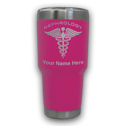 LaserGram 30oz Tumbler Mug, Nephrology, Personalized Engraving Included