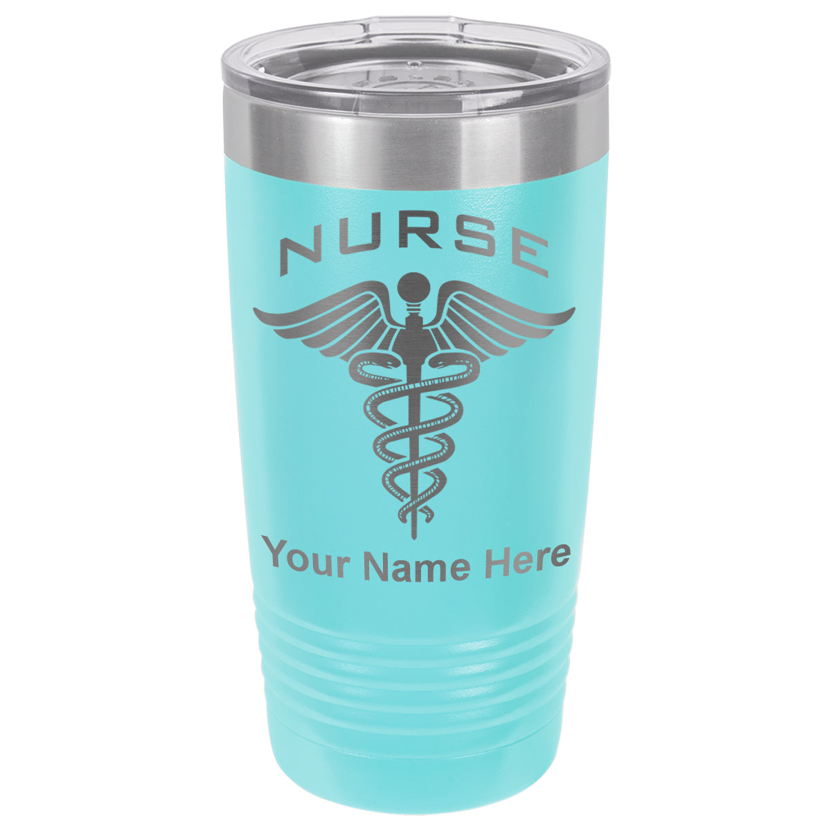 20oz Vacuum Insulated Tumbler Mug, Nurse, Personalized Engraving Included