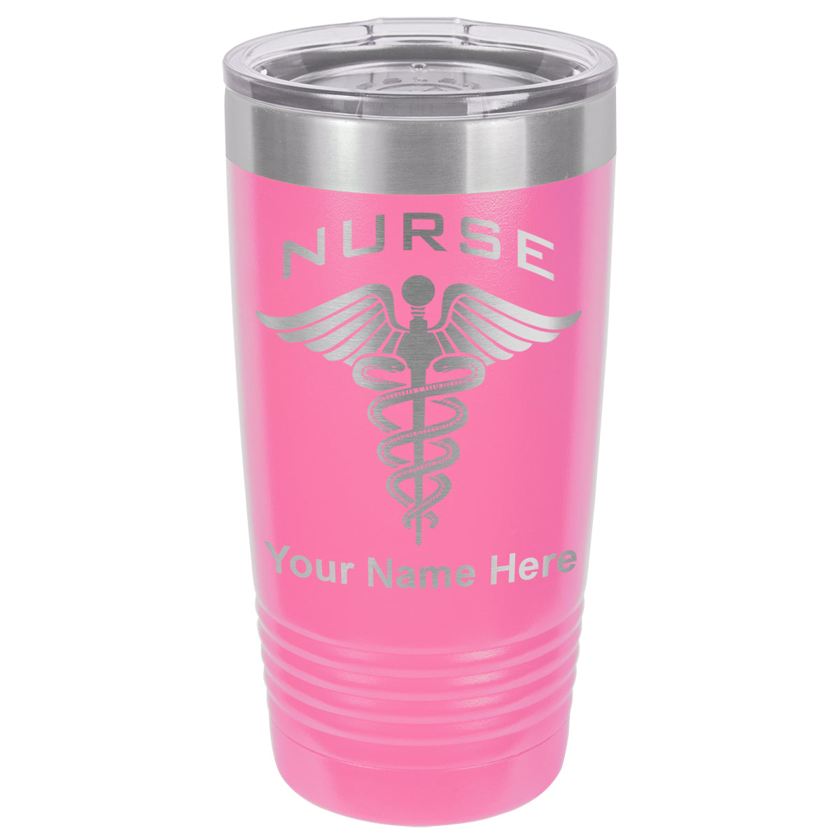 20oz Vacuum Insulated Tumbler Mug, Nurse, Personalized Engraving Included