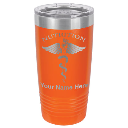 20oz Vacuum Insulated Tumbler Mug, Nutritionist, Personalized Engraving Included