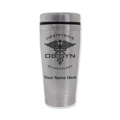 Commuter Travel Mug, OBGYN Obstetrics and Gynaecology, Personalized Engraving Included
