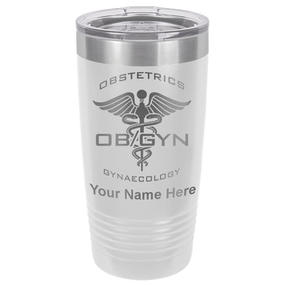 20oz Vacuum Insulated Tumbler Mug, OBGYN Obstetrics and Gynaecology, Personalized Engraving Included