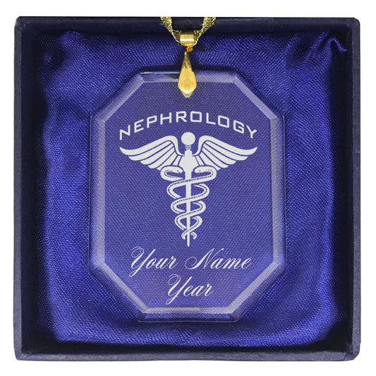 LaserGram Christmas Ornament, NP Nurse Practitioner, Personalized Engraving Included (Rectangle Shape)