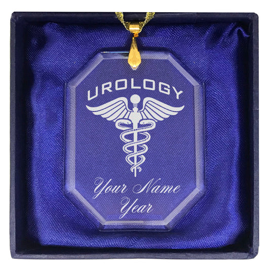 LaserGram Christmas Ornament, Urology, Personalized Engraving Included (Rectangle Shape)