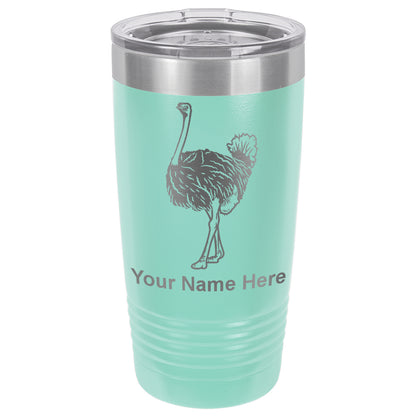 20oz Vacuum Insulated Tumbler Mug, Ostrich, Personalized Engraving Included