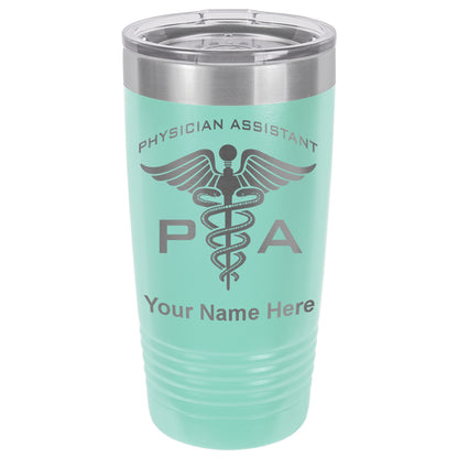 20oz Vacuum Insulated Tumbler Mug, PA Physician Assistant, Personalized Engraving Included