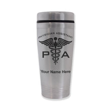 Load image into Gallery viewer, Commuter Travel Mug, PA Physician Assistant, Personalized Engraving Included
