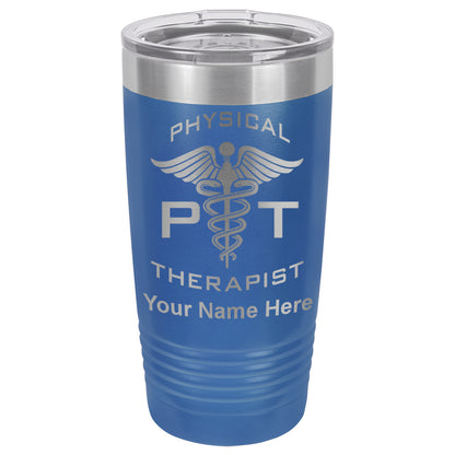 20oz Vacuum Insulated Tumbler Mug, PT Physical Therapist, Personalized Engraving Included