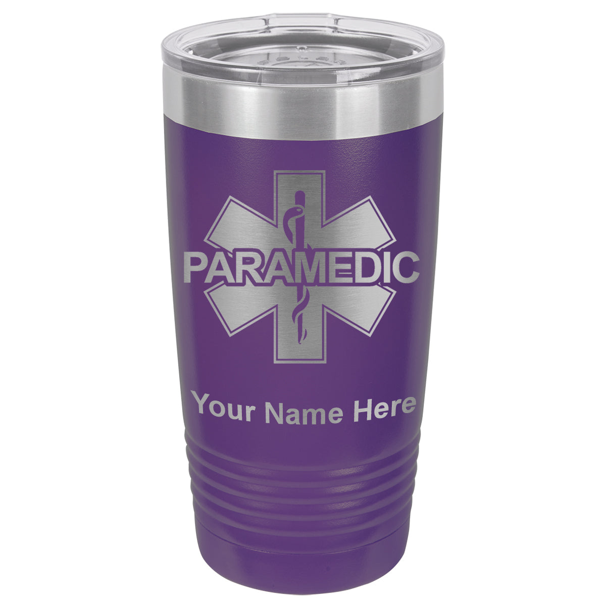 20oz Vacuum Insulated Tumbler Mug, Paramedic, Personalized Engraving Included