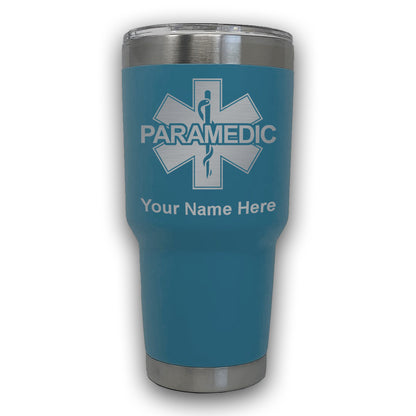 LaserGram 30oz Tumbler Mug, Paramedic, Personalized Engraving Included