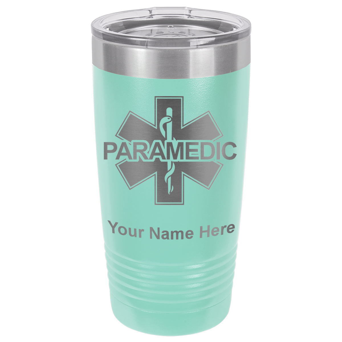 20oz Vacuum Insulated Tumbler Mug, Paramedic, Personalized Engraving Included