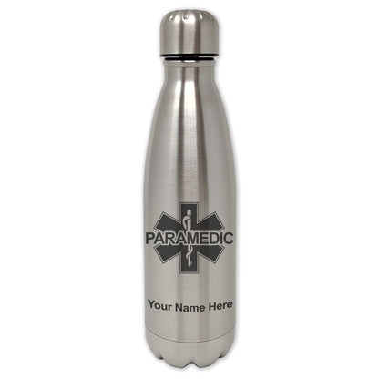 LaserGram Single Wall Water Bottle, Paramedic, Personalized Engraving Included