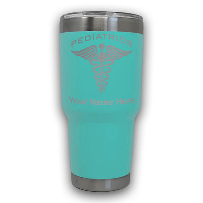 LaserGram 30oz Tumbler Mug, Pediatrics, Personalized Engraving Included