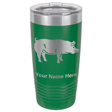 Load image into Gallery viewer, 20oz Vacuum Insulated Tumbler Mug, Pig, Personalized Engraving Included
