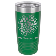 Load image into Gallery viewer, 20oz Vacuum Insulated Tumbler Mug, Pizza, Personalized Engraving Included
