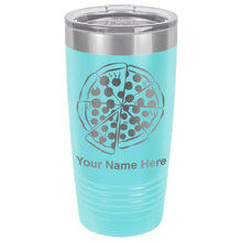 Load image into Gallery viewer, 20oz Vacuum Insulated Tumbler Mug, Pizza, Personalized Engraving Included
