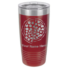Load image into Gallery viewer, 20oz Vacuum Insulated Tumbler Mug, Pizza, Personalized Engraving Included
