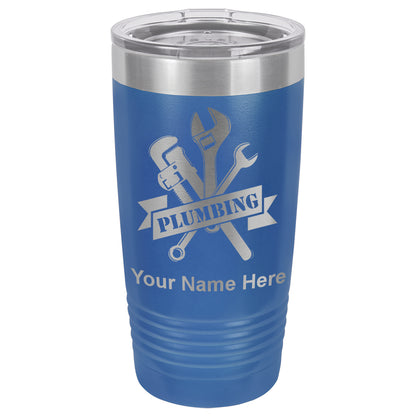 20oz Vacuum Insulated Tumbler Mug, Plumbing, Personalized Engraving Included