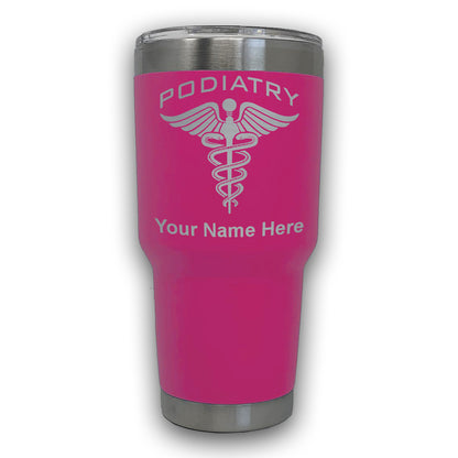 LaserGram 30oz Tumbler Mug, Podiatry, Personalized Engraving Included