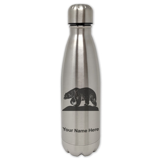 LaserGram Single Wall Water Bottle, Pole Dancer, Personalized Engraving Included