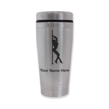 Load image into Gallery viewer, Commuter Travel Mug, Pole Dancer, Personalized Engraving Included
