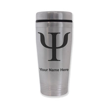 Load image into Gallery viewer, Commuter Travel Mug, Psi Symbol, Personalized Engraving Included
