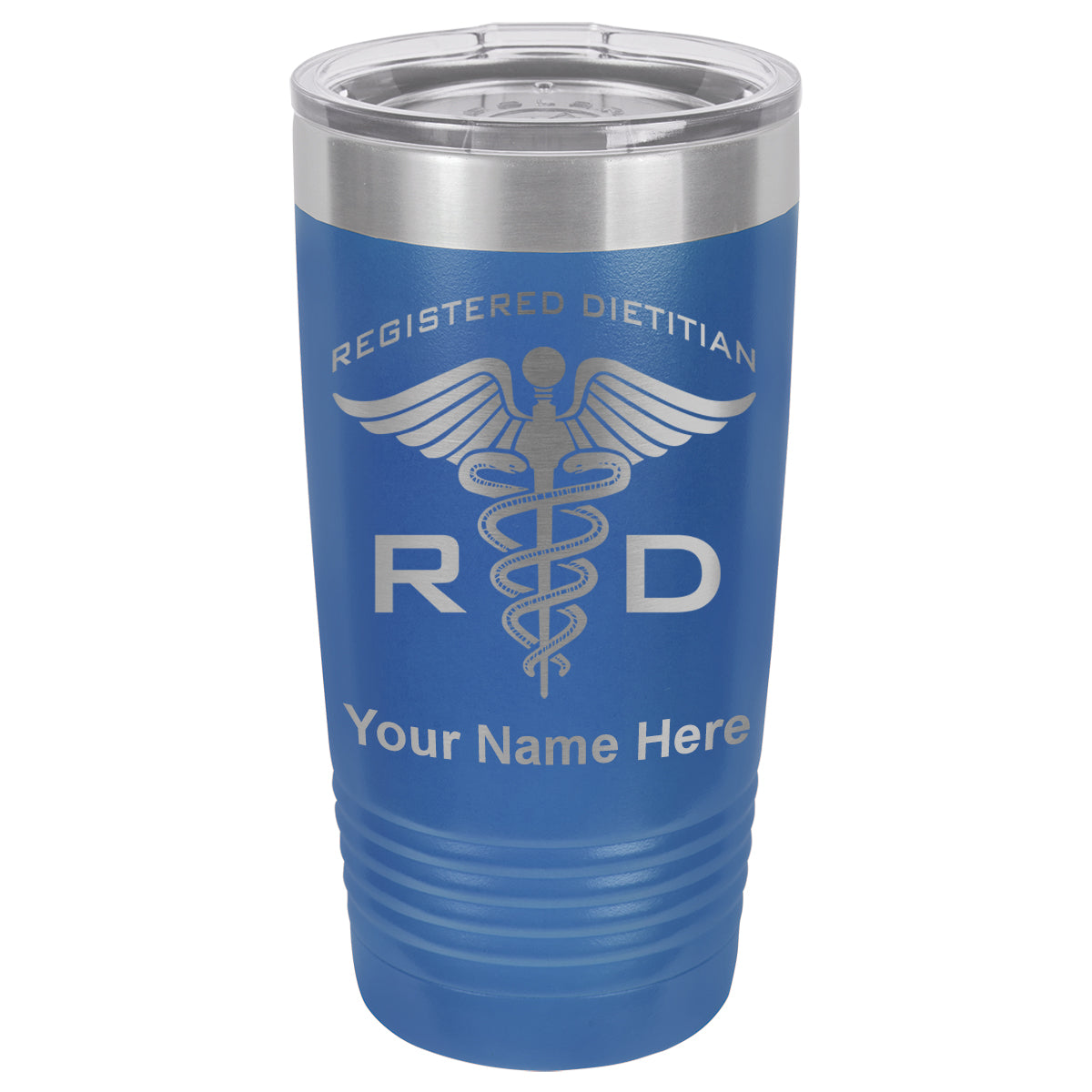 20oz Vacuum Insulated Tumbler Mug, RD Registered Dietitian, Personalized Engraving Included