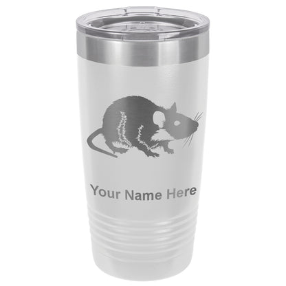 20oz Vacuum Insulated Tumbler Mug, Rat, Personalized Engraving Included