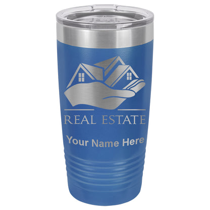 20oz Vacuum Insulated Tumbler Mug, Real Estate, Personalized Engraving Included