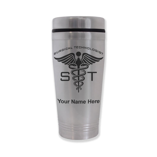 Commuter Travel Mug, ST Surgical Technologist, Personalized Engraving Included