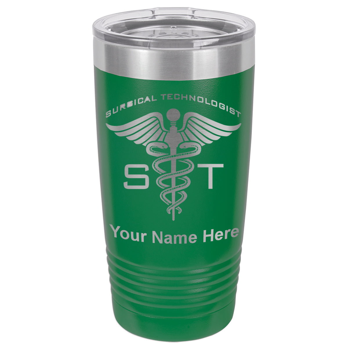 20oz Vacuum Insulated Tumbler Mug, ST Surgical Technologist, Personalized Engraving Included