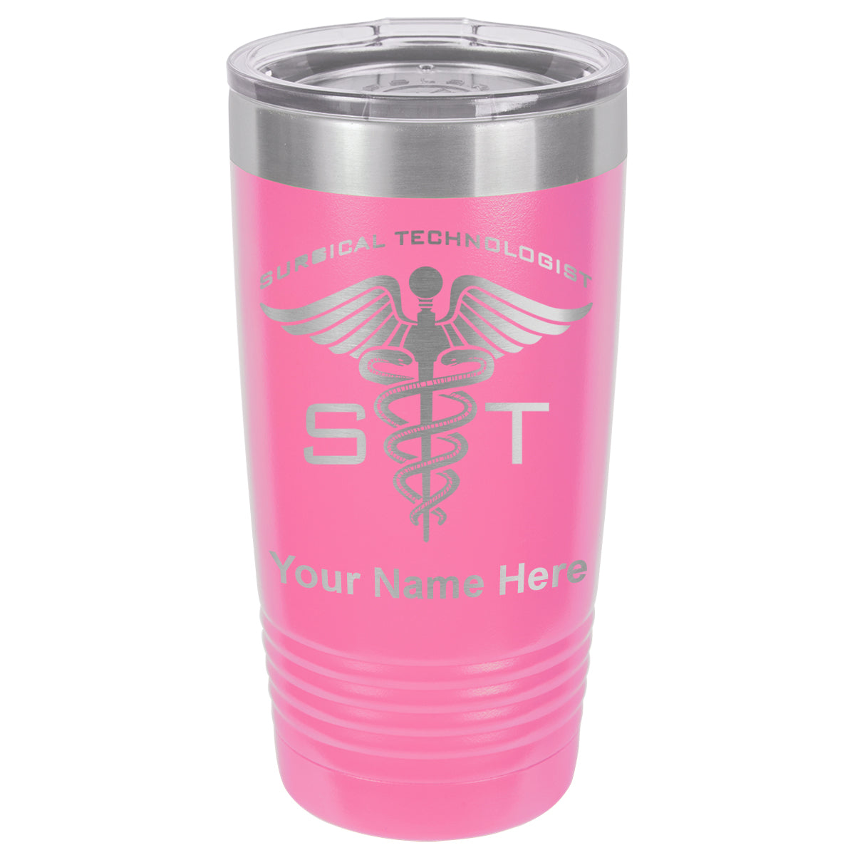 20oz Vacuum Insulated Tumbler Mug, ST Surgical Technologist, Personalized Engraving Included