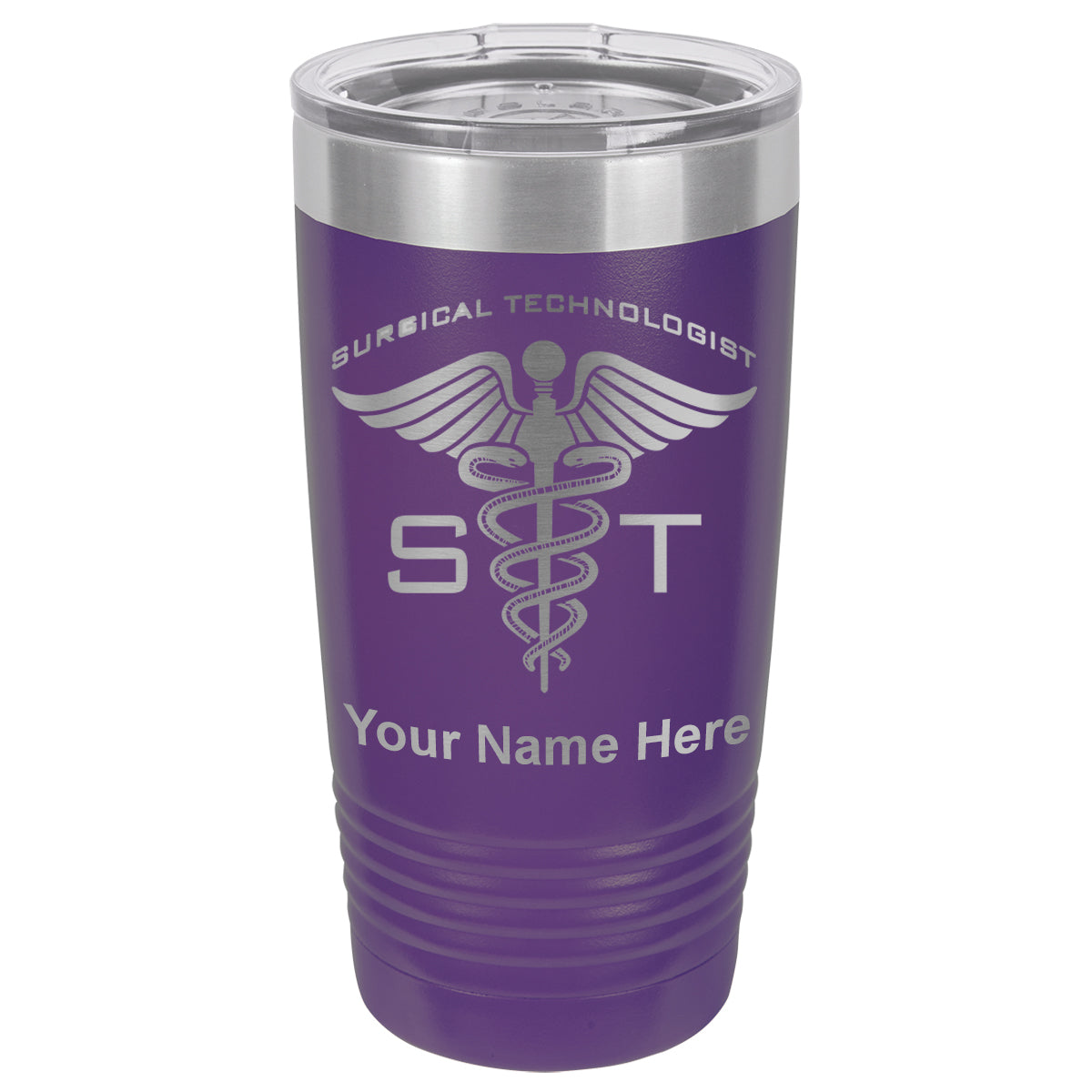 20oz Vacuum Insulated Tumbler Mug, ST Surgical Technologist, Personalized Engraving Included