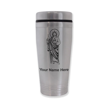 Commuter Travel Mug, Saint Jude, Personalized Engraving Included