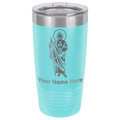20oz Vacuum Insulated Tumbler Mug, Saint Jude, Personalized Engraving Included