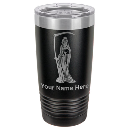 20oz Vacuum Insulated Tumbler Mug, Santa Muerte, Personalized Engraving Included