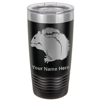 20oz Vacuum Insulated Tumbler Mug, Squirrel, Personalized Engraving Included