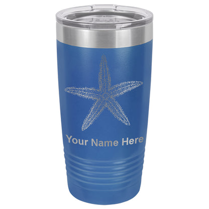 20oz Vacuum Insulated Tumbler Mug, Starfish, Personalized Engraving Included