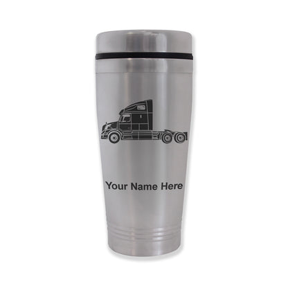 Commuter Travel Mug, Truck Cab, Personalized Engraving Included