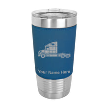Load image into Gallery viewer, 20oz Faux Leather Tumbler Mug, Truck Cab, Personalized Engraving Included
