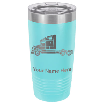 20oz Vacuum Insulated Tumbler Mug, Truck Cab, Personalized Engraving Included