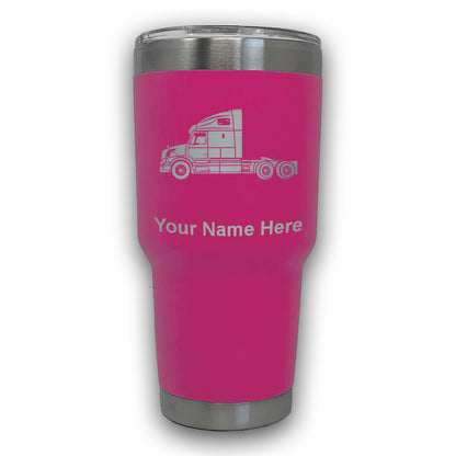 LaserGram 30oz Tumbler Mug, Truck Cab, Personalized Engraving Included