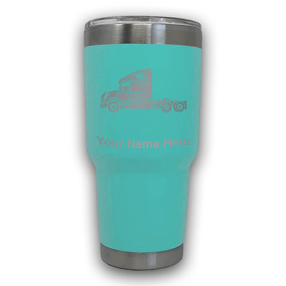 LaserGram 30oz Tumbler Mug, Truck Cab, Personalized Engraving Included