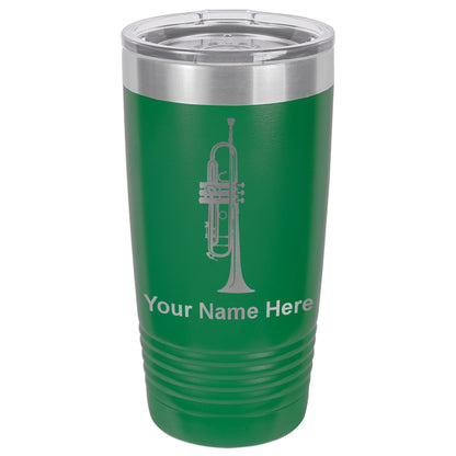 20oz Vacuum Insulated Tumbler Mug, Trumpet, Personalized Engraving Included