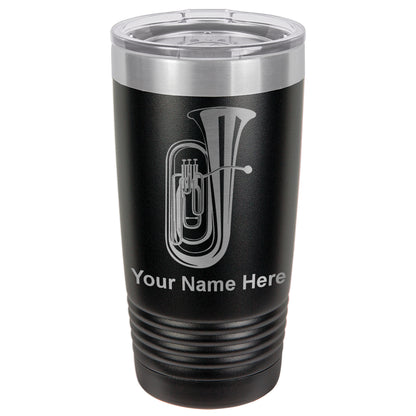 20oz Vacuum Insulated Tumbler Mug, Tuba, Personalized Engraving Included