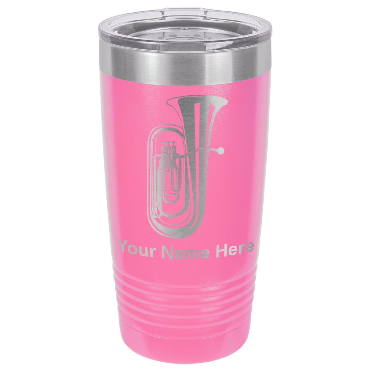 20oz Vacuum Insulated Tumbler Mug, Tuba, Personalized Engraving Included