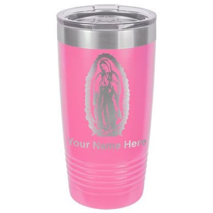20oz Vacuum Insulated Tumbler Mug, Virgen de Guadalupe, Personalized Engraving Included