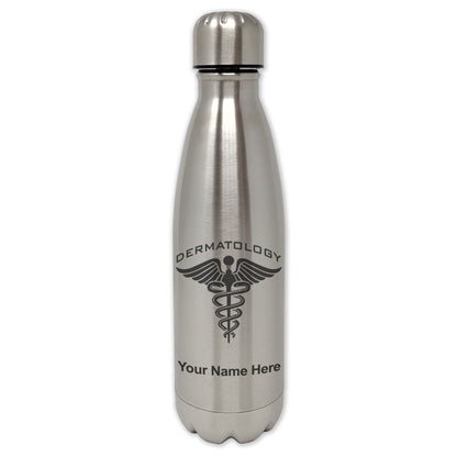 LaserGram Double Wall Water Bottle, Dermatology, Personalized Engraving Included