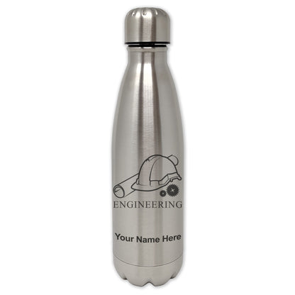 LaserGram Double Wall Water Bottle, Engineering, Personalized Engraving Included